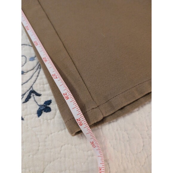 Coldwater Creek Slim Leg Khaki Pants Womens Size 8 Brown Twill Chino Jegging Fit - Picture 4 of 9